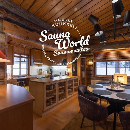 Kuukkeli Log Houses Teerenpesae - Premium Suite A48 ซาริเซลกา ภายนอก รูปภาพ