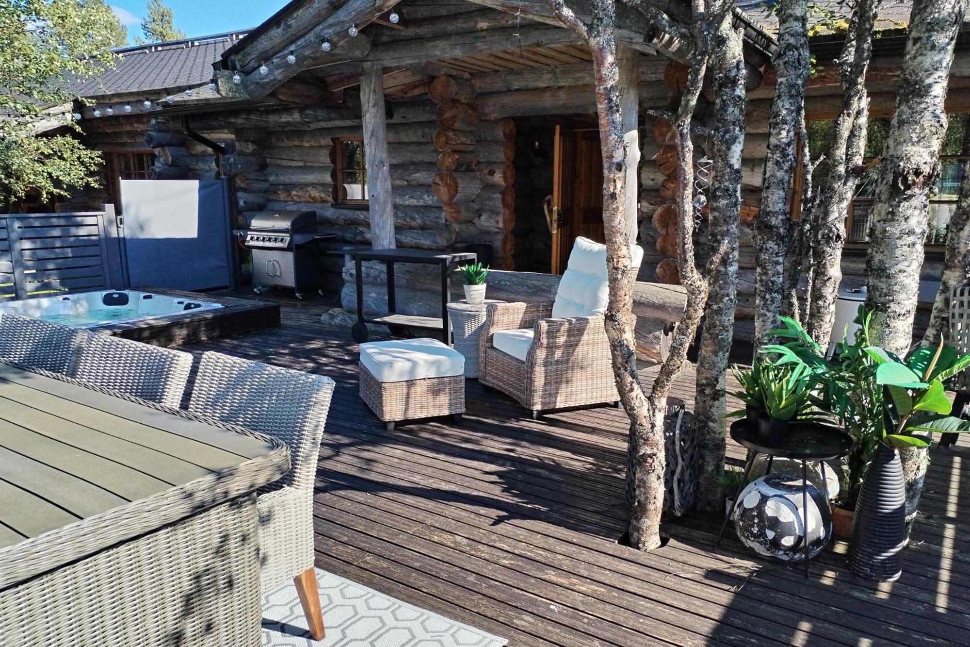 Kuukkeli Log Houses Teerenpesae - Premium Suite A48 ซาริเซลกา ภายนอก รูปภาพ