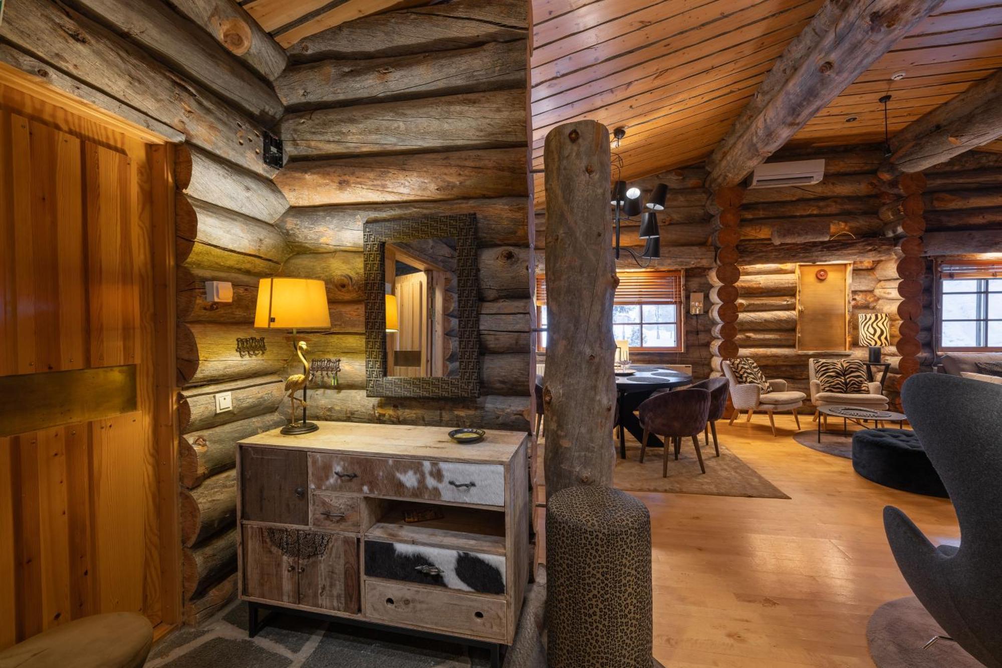Kuukkeli Log Houses Teerenpesae - Premium Suite A48 ซาริเซลกา ภายนอก รูปภาพ