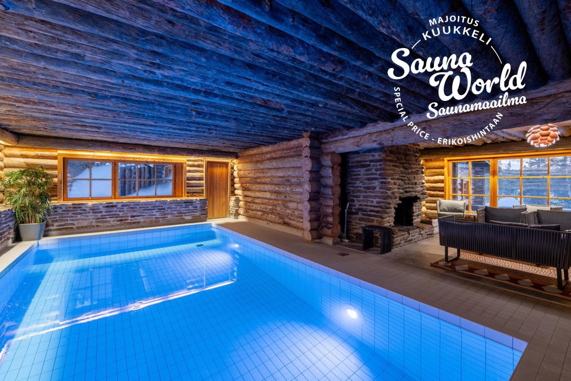 Kuukkeli Log Houses Teerenpesae - Premium Suite A48 ซาริเซลกา ภายนอก รูปภาพ