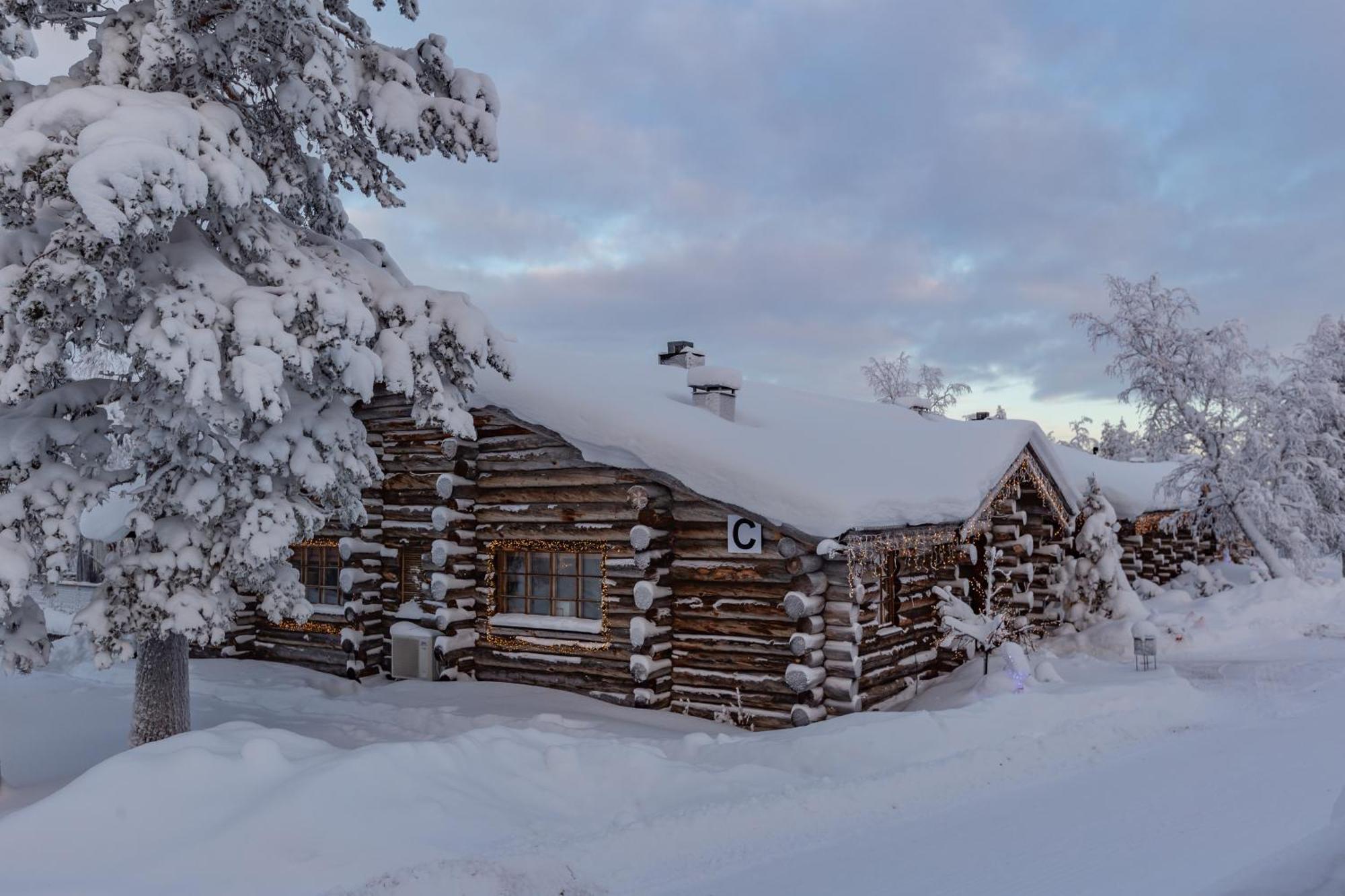 Kuukkeli Log Houses Teerenpesae - Premium Suite A48 ซาริเซลกา ภายนอก รูปภาพ