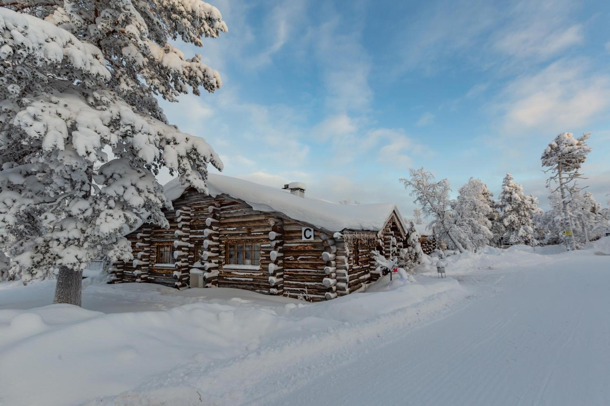 Kuukkeli Log Houses Teerenpesae - Premium Suite A48 ซาริเซลกา ภายนอก รูปภาพ
