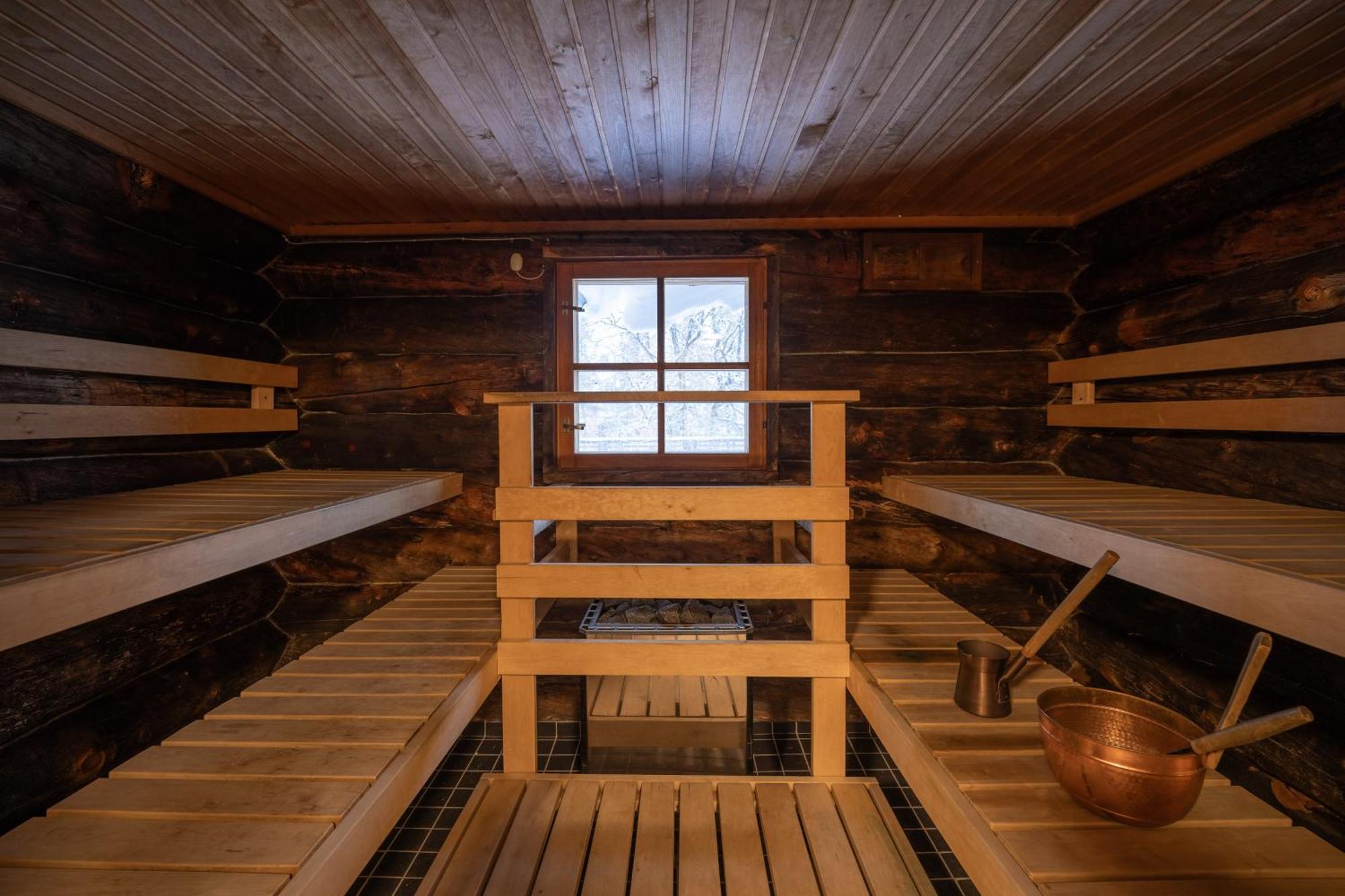 Kuukkeli Log Houses Teerenpesae - Premium Suite A48 ซาริเซลกา ภายนอก รูปภาพ