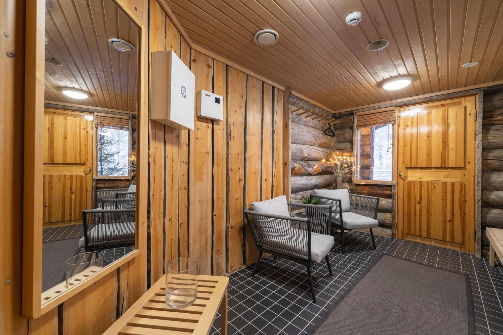 Kuukkeli Log Houses Teerenpesae - Premium Suite A48 ซาริเซลกา ภายนอก รูปภาพ