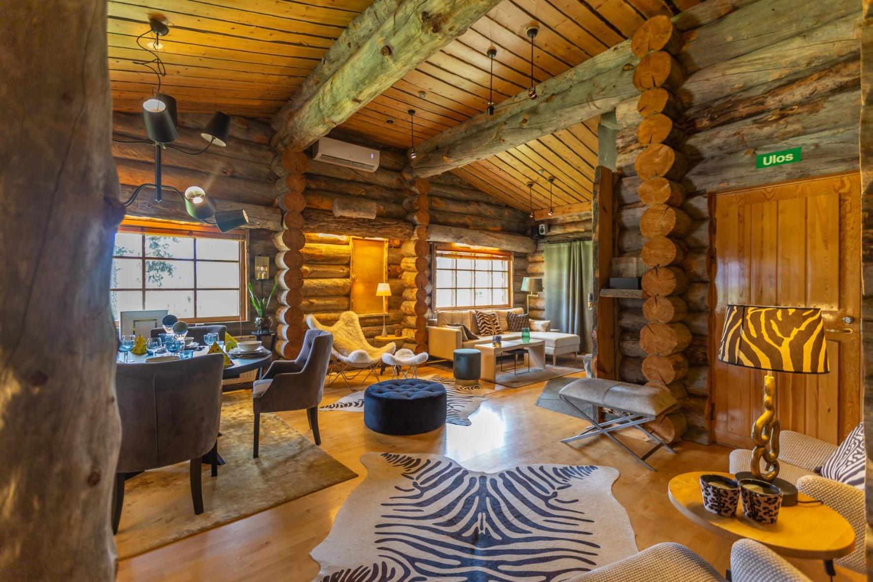 Kuukkeli Log Houses Teerenpesae - Premium Suite A48 ซาริเซลกา ภายนอก รูปภาพ