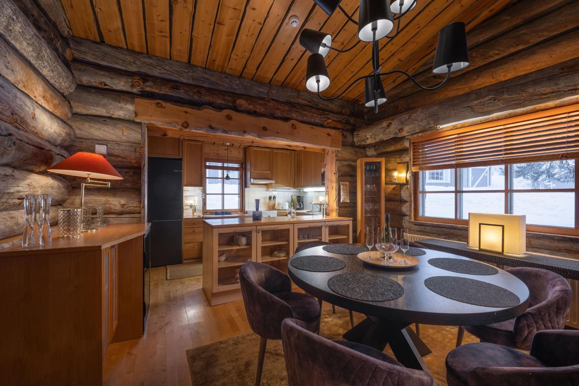 Kuukkeli Log Houses Teerenpesae - Premium Suite A48 ซาริเซลกา ภายนอก รูปภาพ